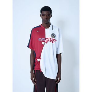 Martine Rose Men Logo Motif College Football Top